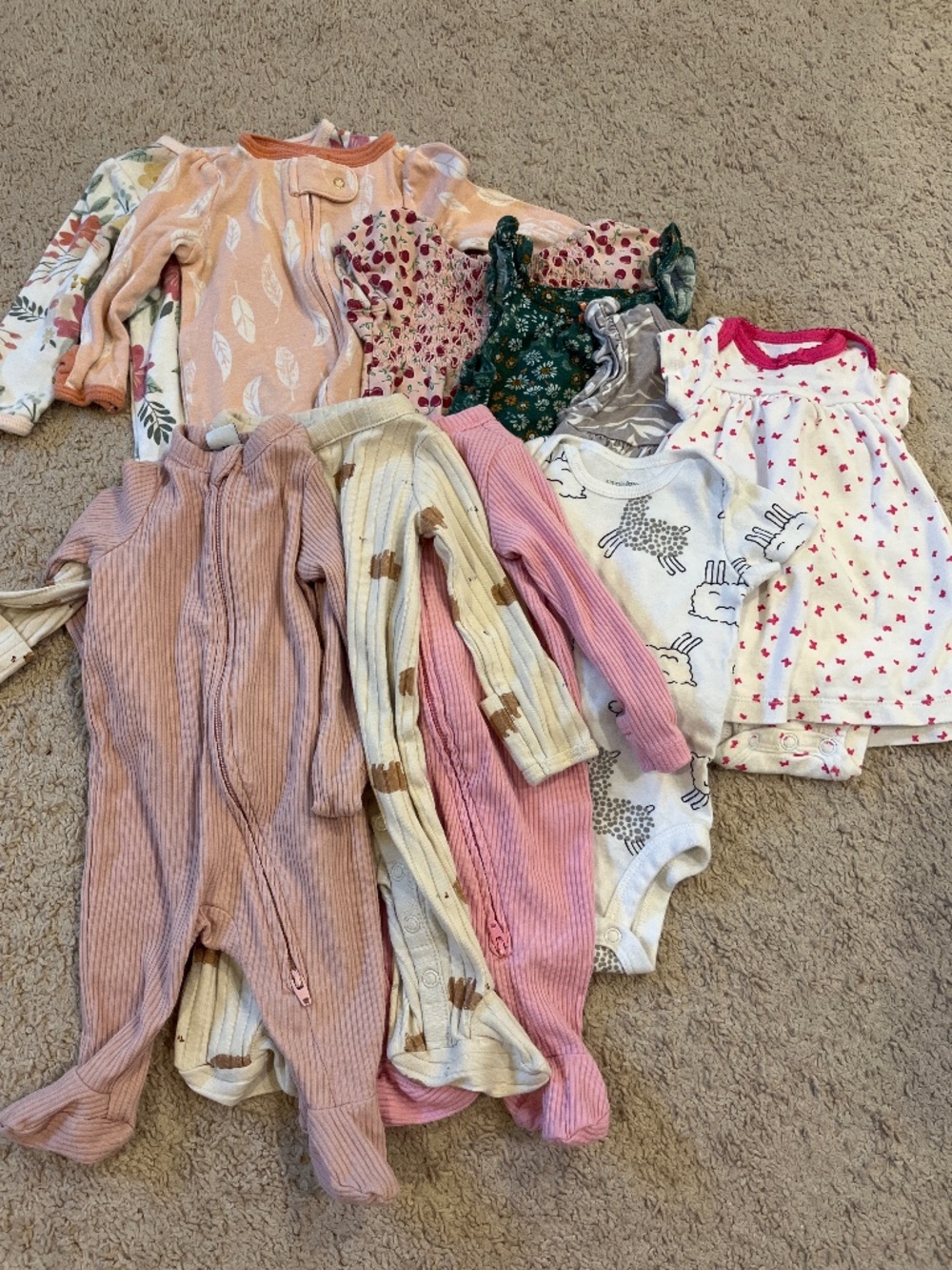 NB-3m girl clothes lot